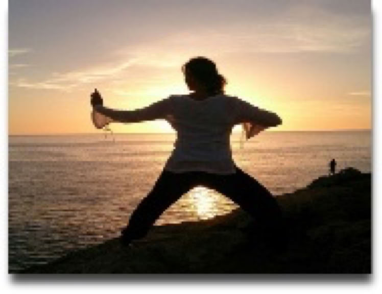 Nadja Kotrchova training  Hachidankin on the seaside of Ibiza.